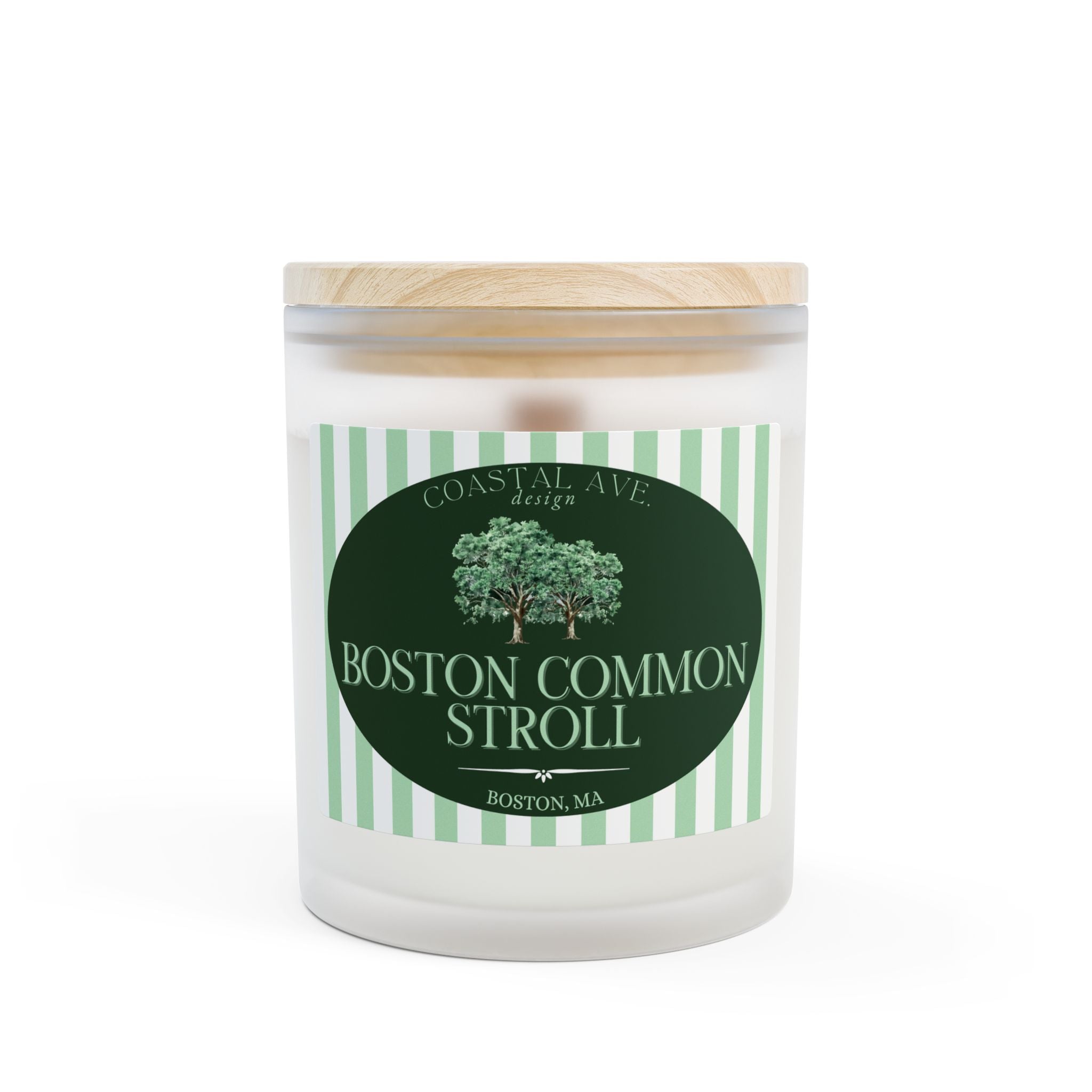 Boston Common Stroll, Boston, MA Wood Wick Candle