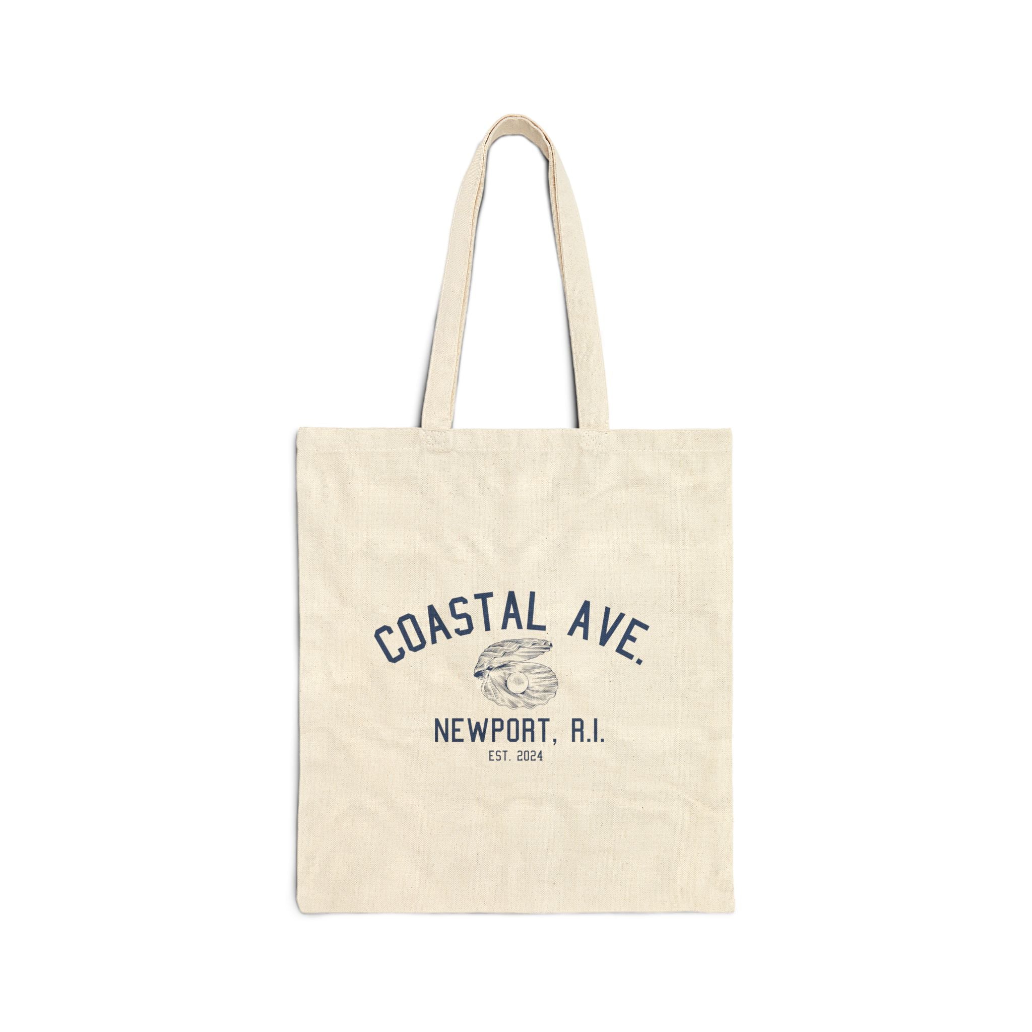 Coastal Ave. Newport RI Canvas Tote Bag