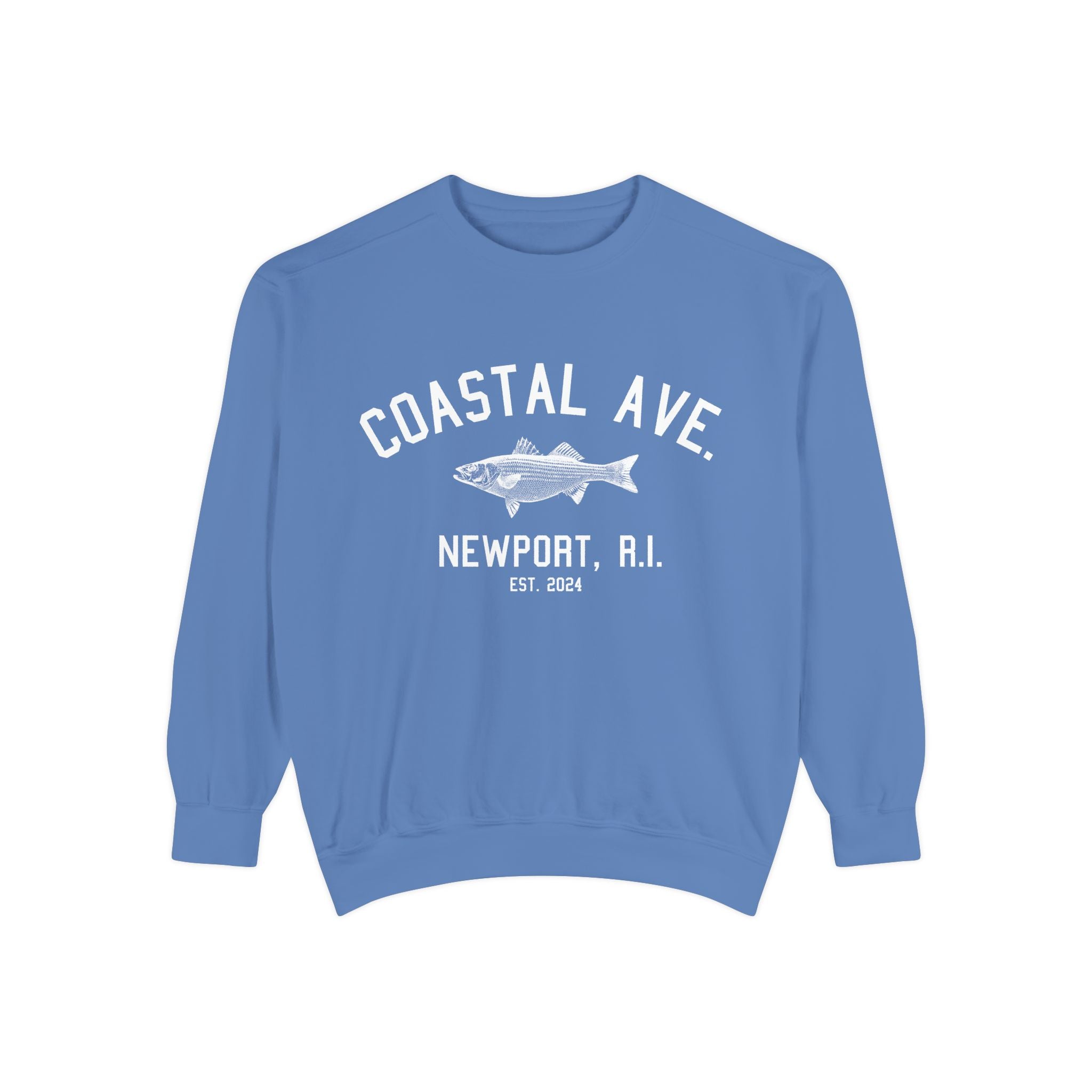 Coastal Ave. Design Newport, R.I. Crew Neck Sweatshirt