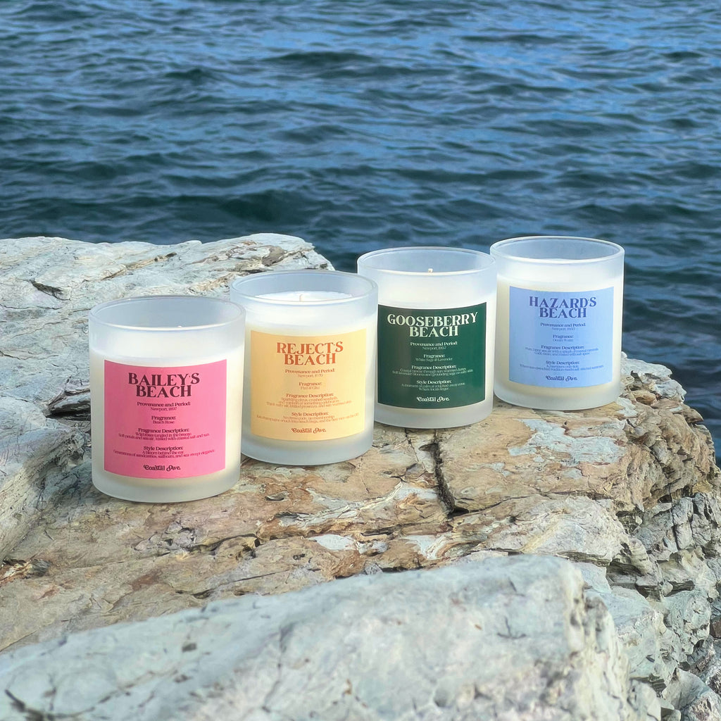 Rejects Beach Candle, Newport Rhode Island