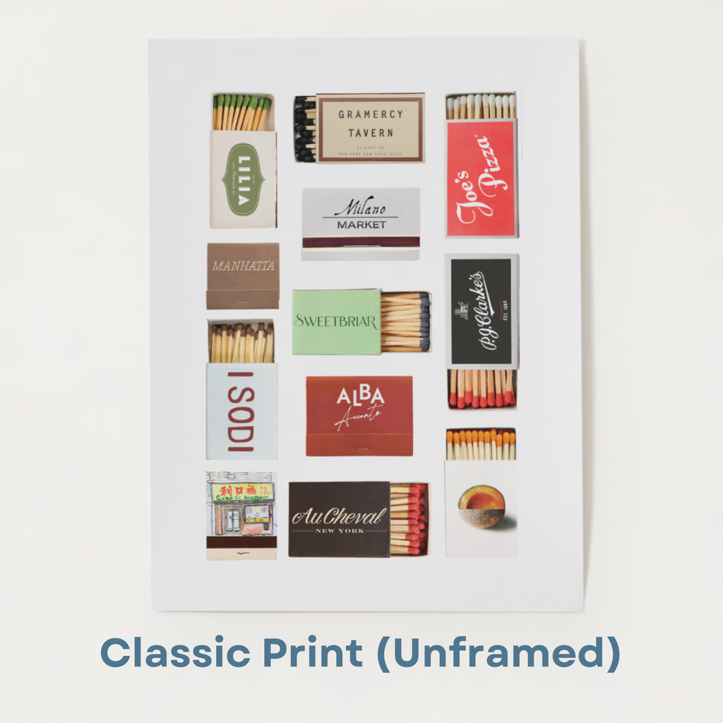 Customizable Matchbox Print Art; Personal & Unique Gift!