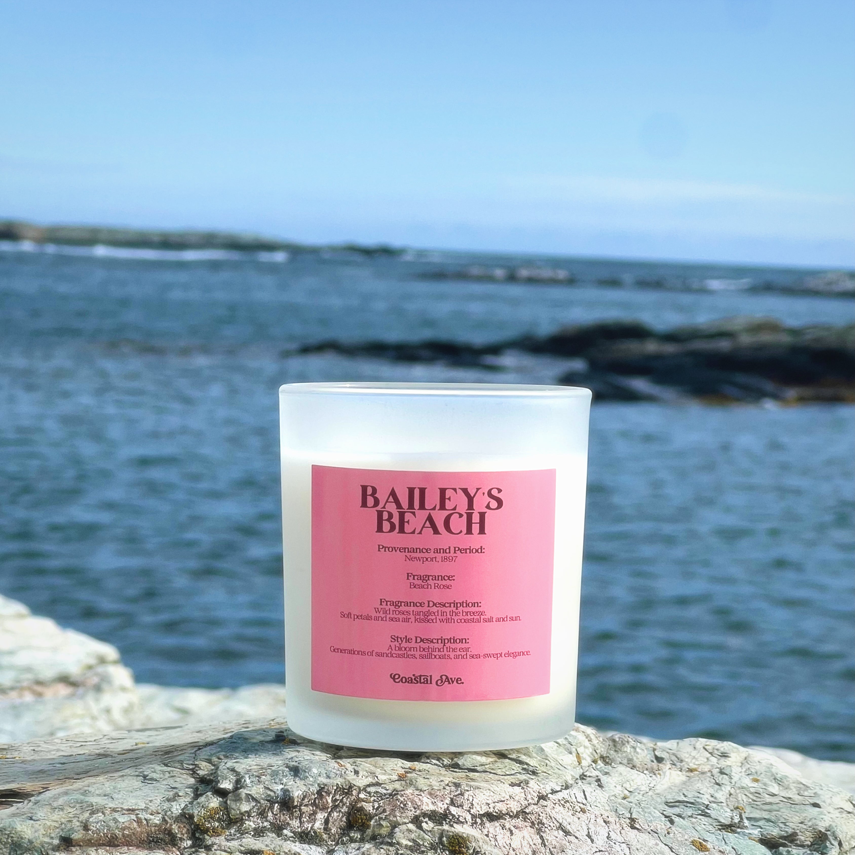 Baileys Beach Candle, Newport Rhode Island