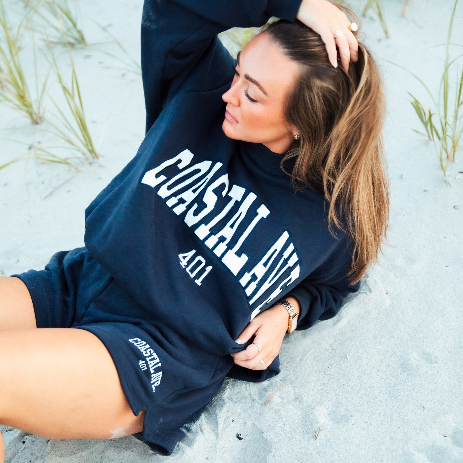 Coastal Ave. Navy Shorts