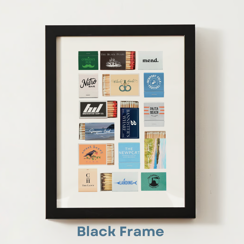 Customizable Matchbox Print Art; Personal & Unique Gift!