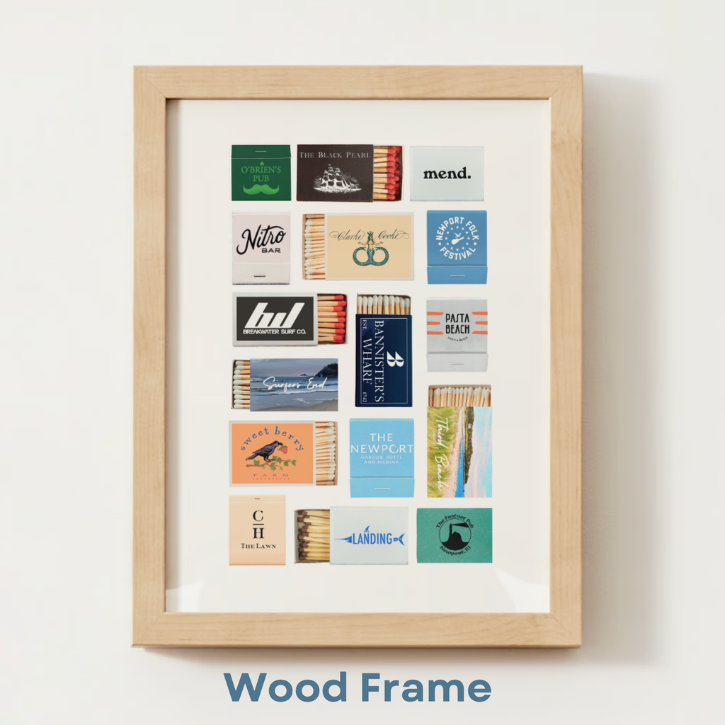 Customizable Matchbox Print Art; Personal & Unique Gift!