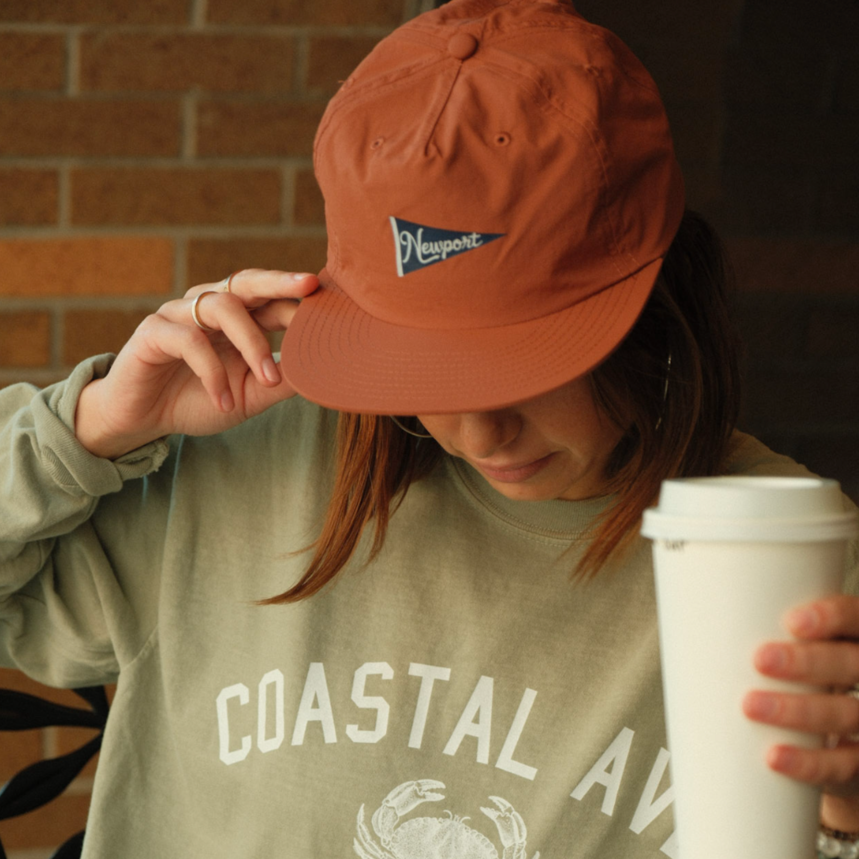 Newport, Rhode Island Pennant Surfer Hat