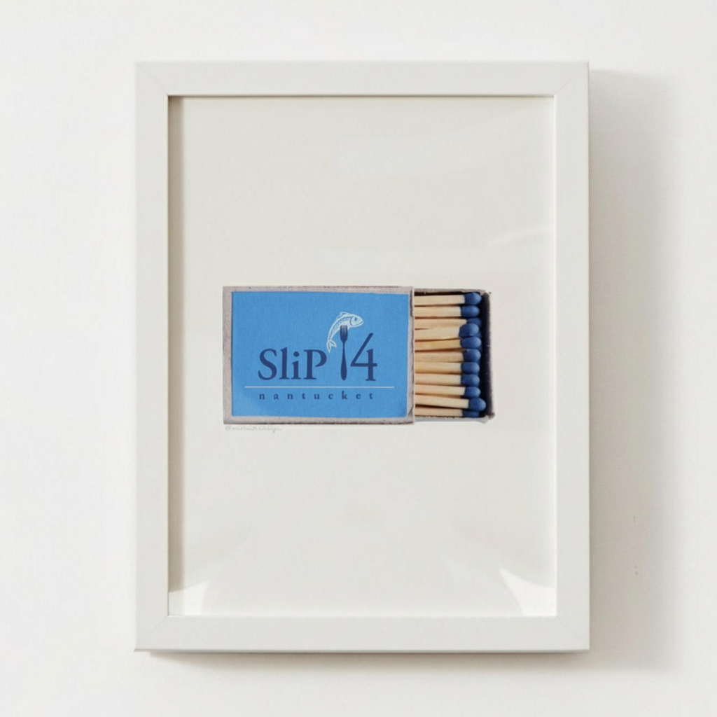 Slip 14 Nantucket, MA Matchbox Print