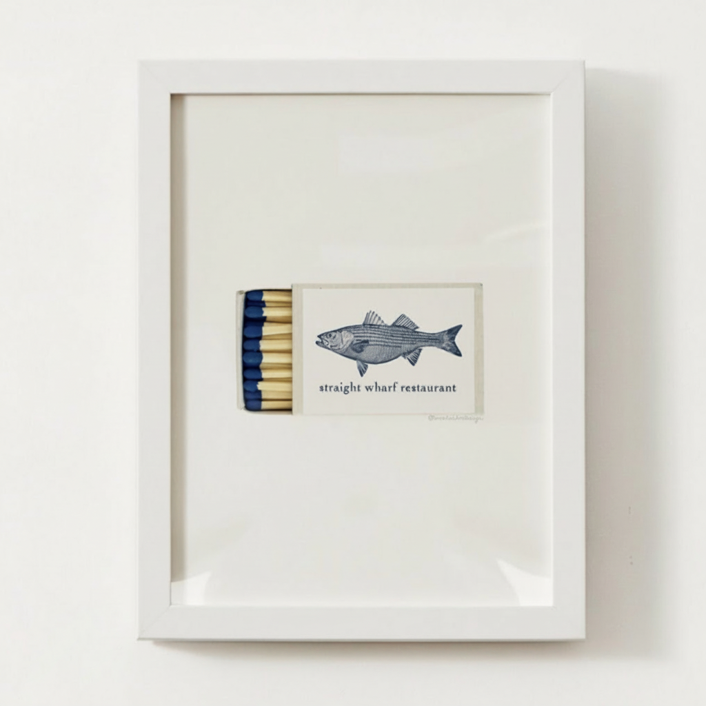 Straight Wharf Nantucket, MA Matchbox Print