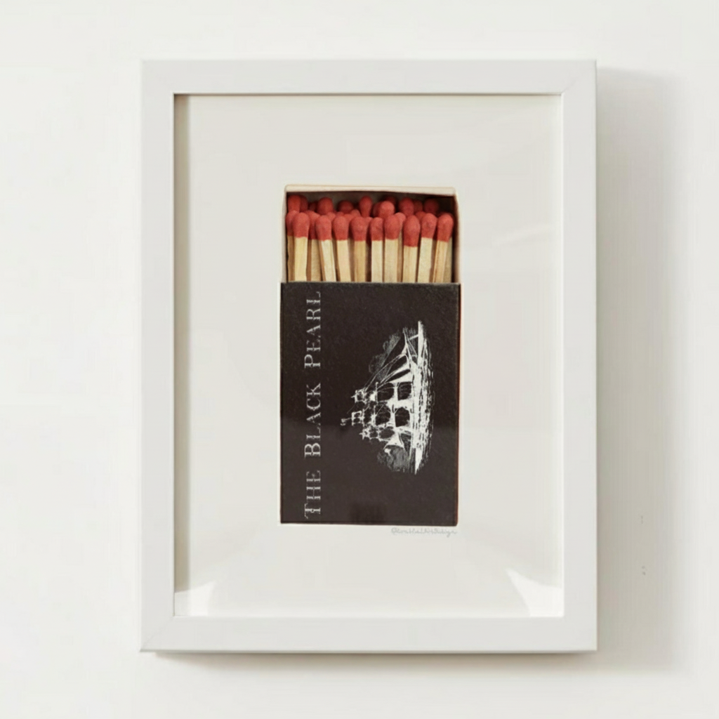 The Black Pearl, Newport RI, Matchbox Print