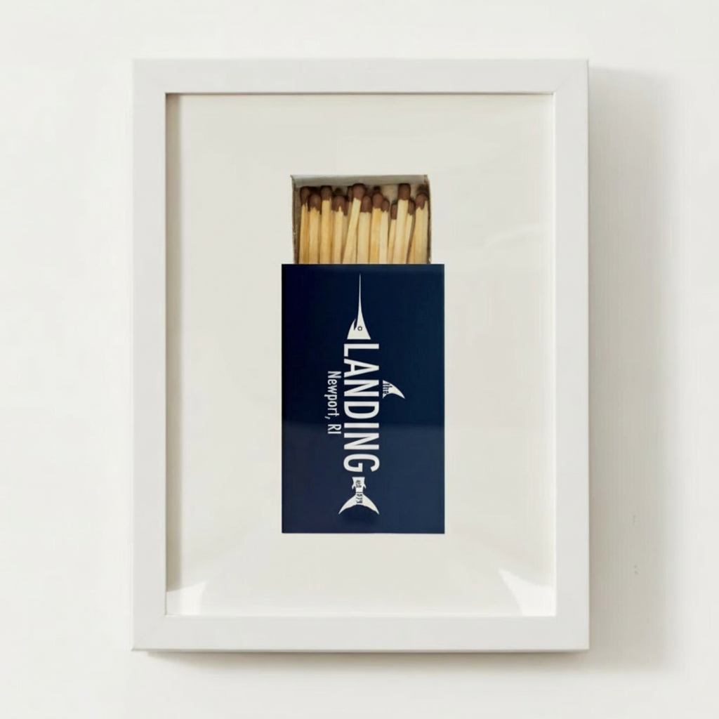 The Landing, Newport RI, Matchbox Print
