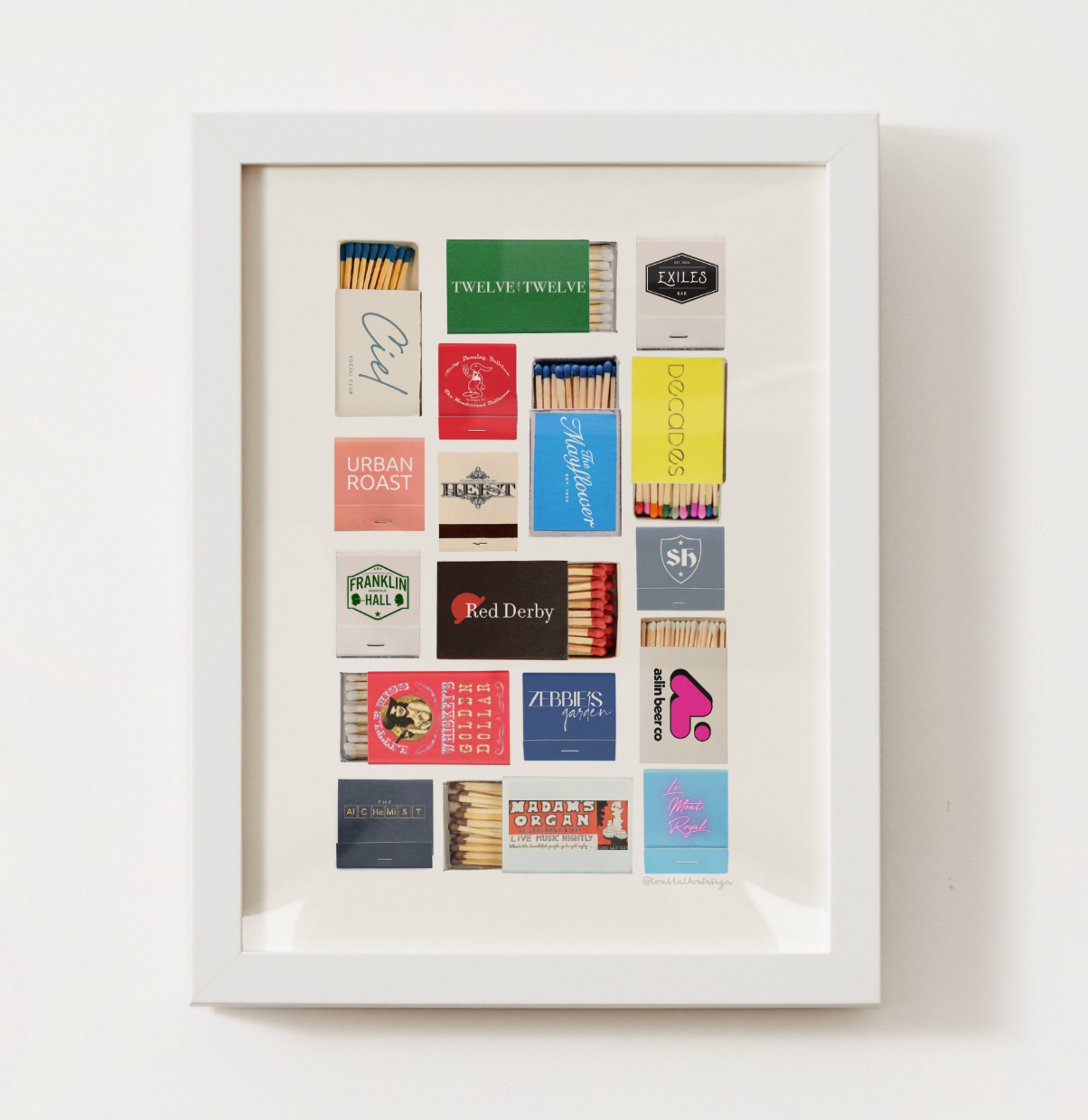 Washington, D.C. Matchbox Print