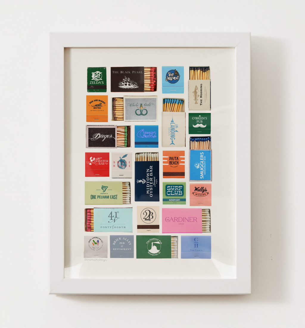 Newport, Rhode Island Matchbox Print