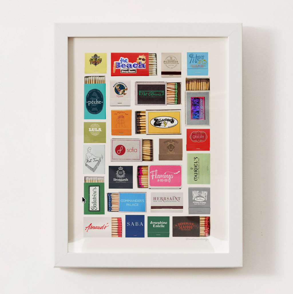 New Orleans, Louisiana Matchbox Print