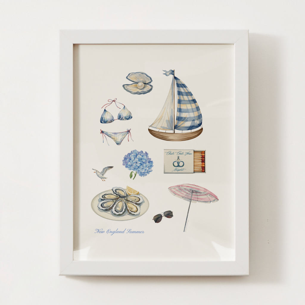 New England Summer Print