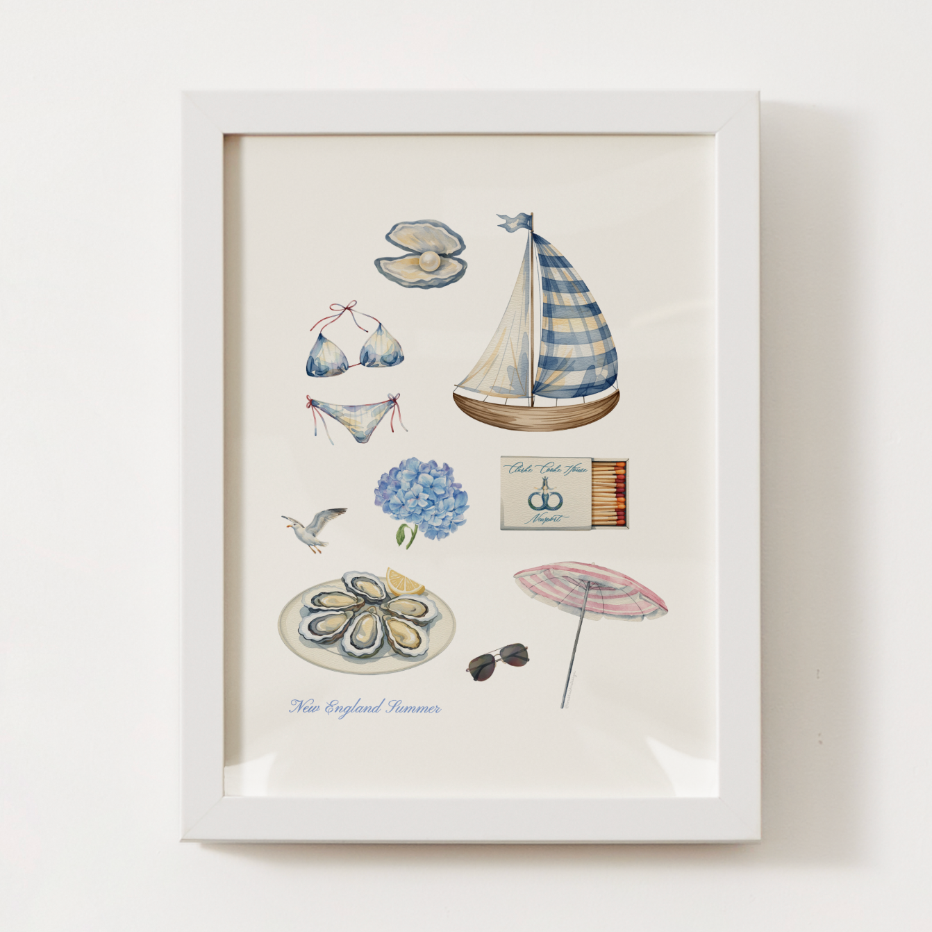 New England Summer Print