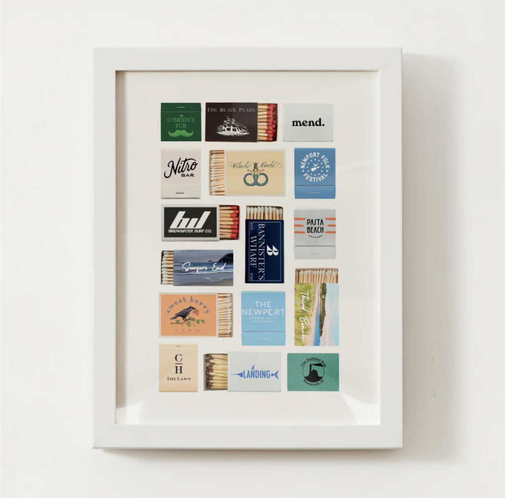 Customizable Matchbox Print Art; Personal & Unique Gift!