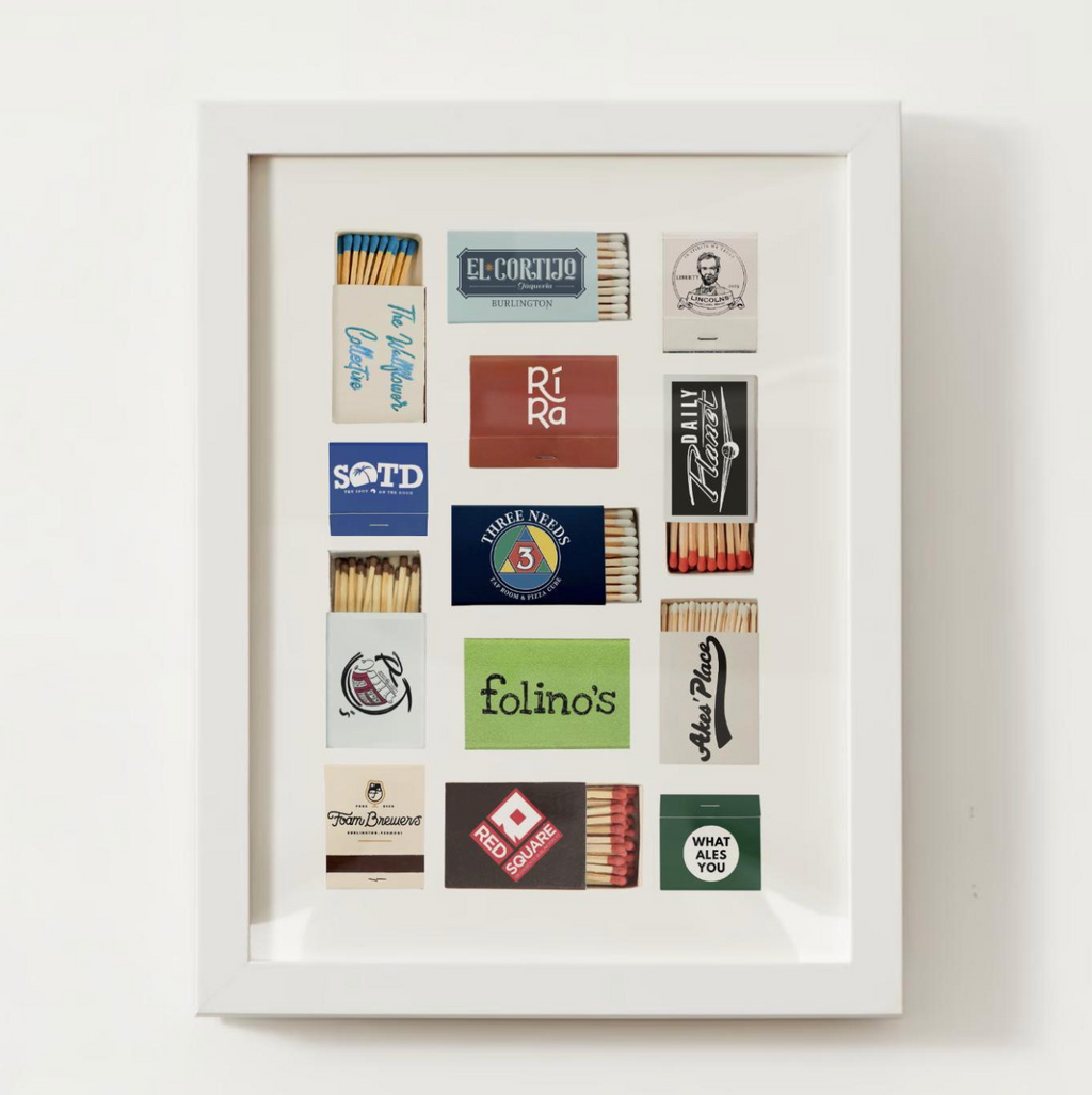 Burlington, Vermont Matchbox Print