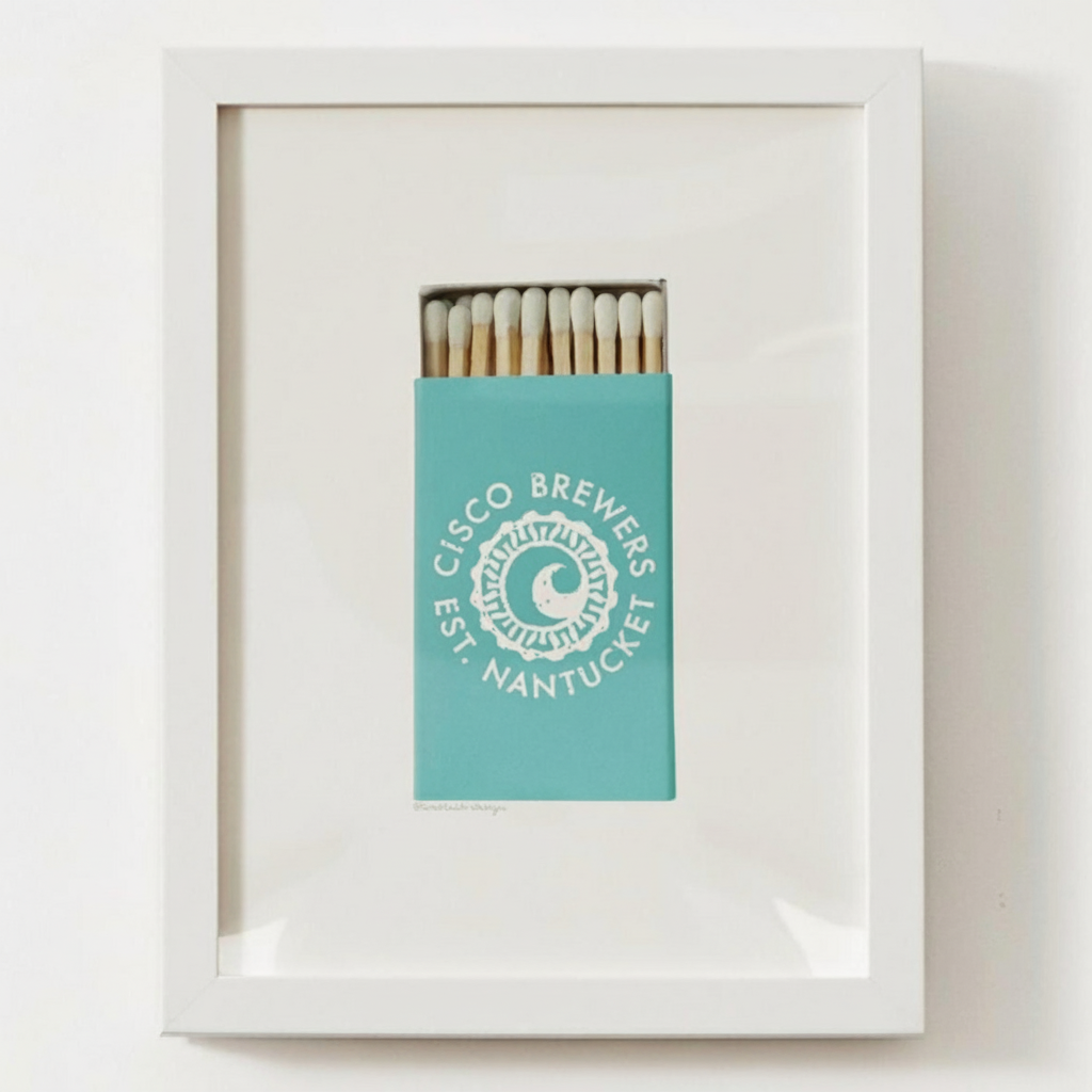 Cisco Brewery Nantucket, MA Matchbox Print
