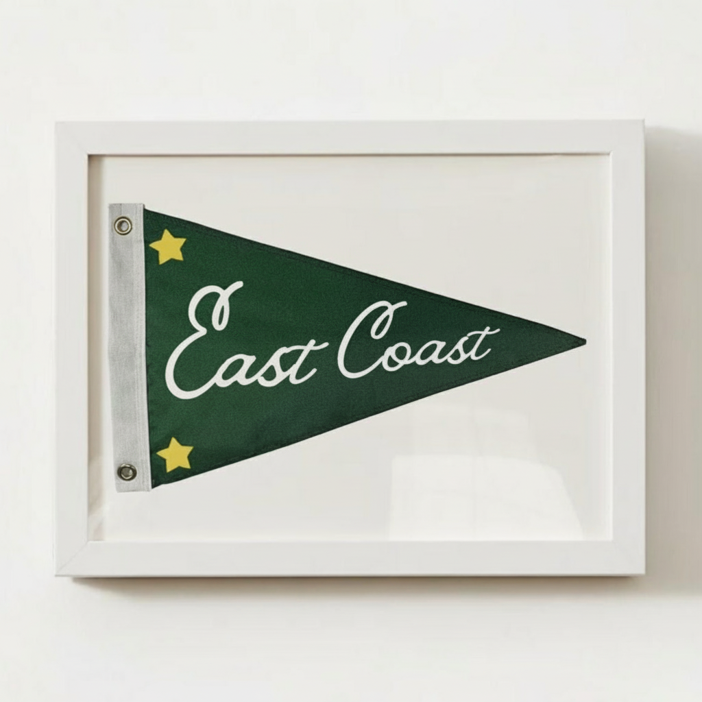 East Coast Pennant Print