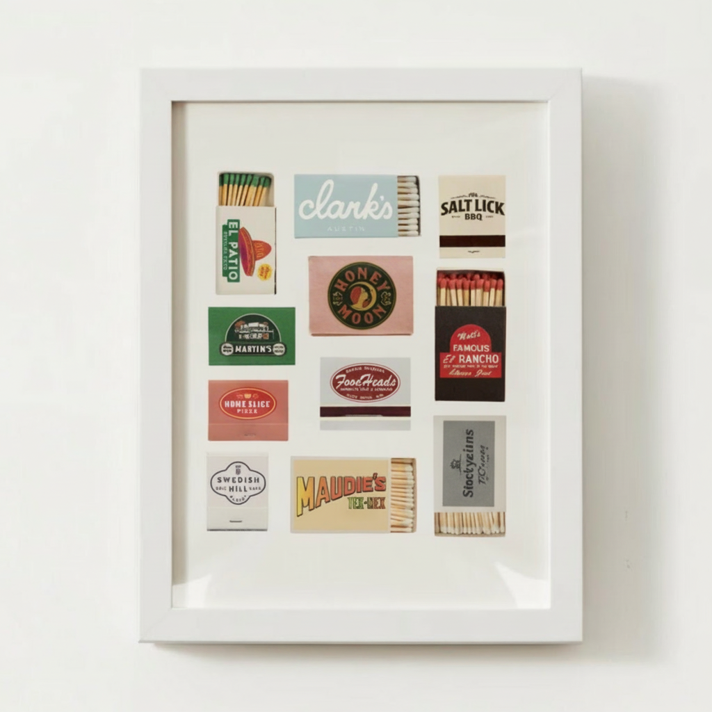 Austin, Texas Matchbox Print