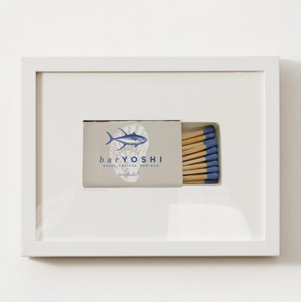 Bar Yoshi Nantuckert, MA Matchbox Print