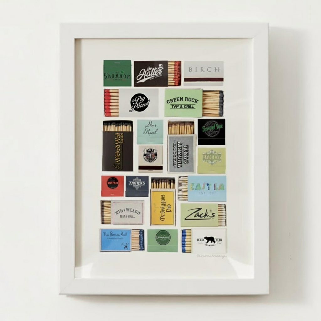 Hoboken, New Jersey Matchbox Print