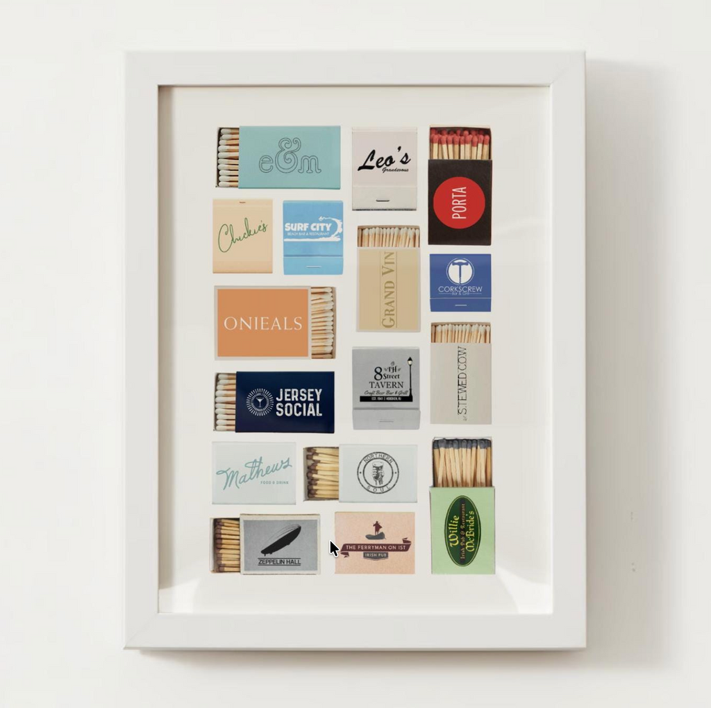 Jersey City / Hoboken, New Jersey Matchbox Print