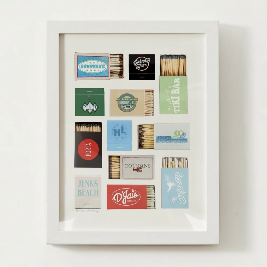 Jersey Shore Matchbox Print