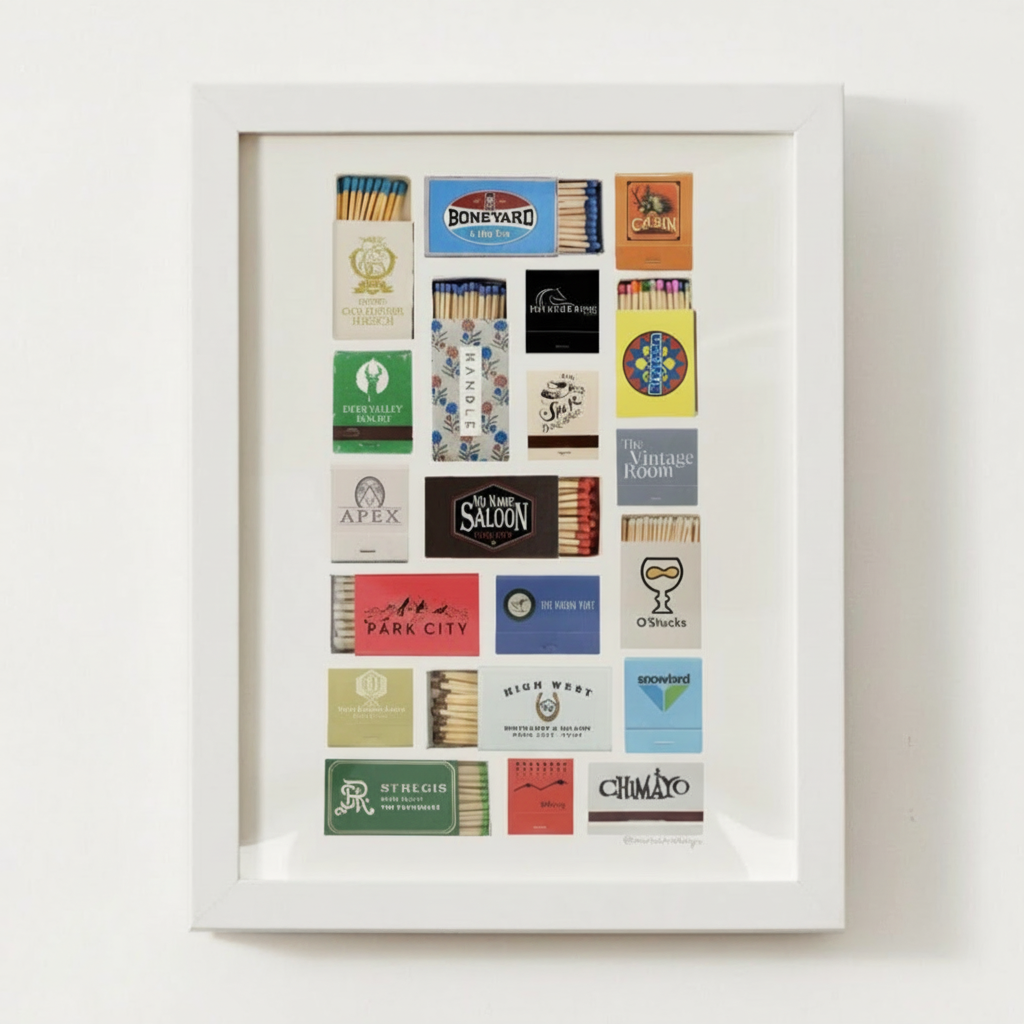 Park City, Utah Matchbox Print