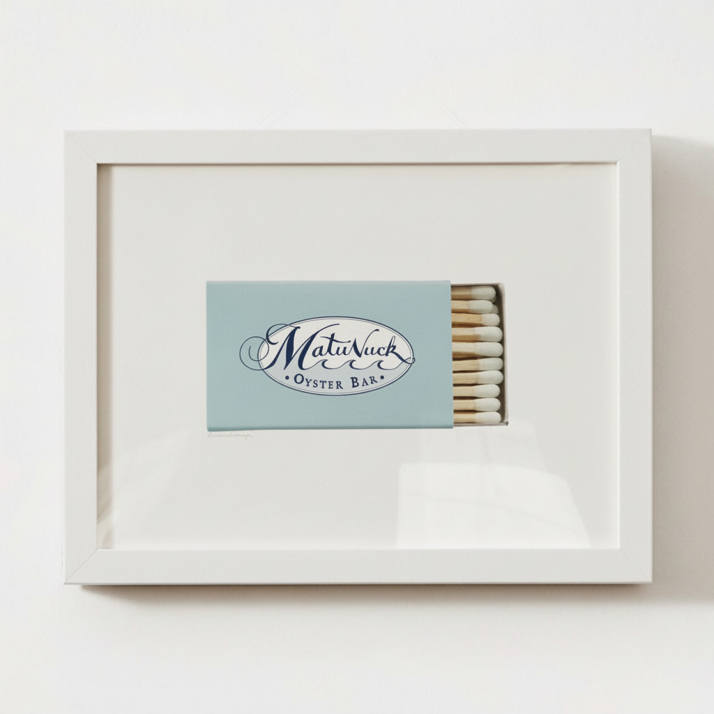 Matunuck Oyster Bar, Wakefield, RI Matchbox Print