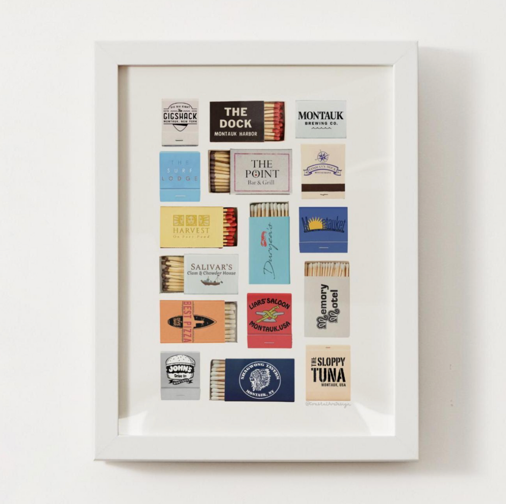 Montauk, NY Matchbox Print