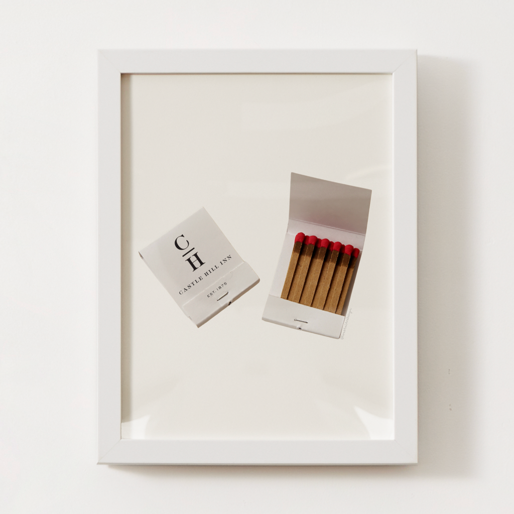 Castle Hill, Newport Rhode Island, Matchbox Print